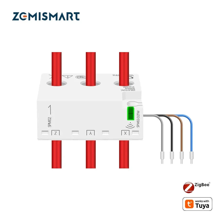 SPM02-D2TZ | 3-fase 63A - Zigbee Smart Energiemeter