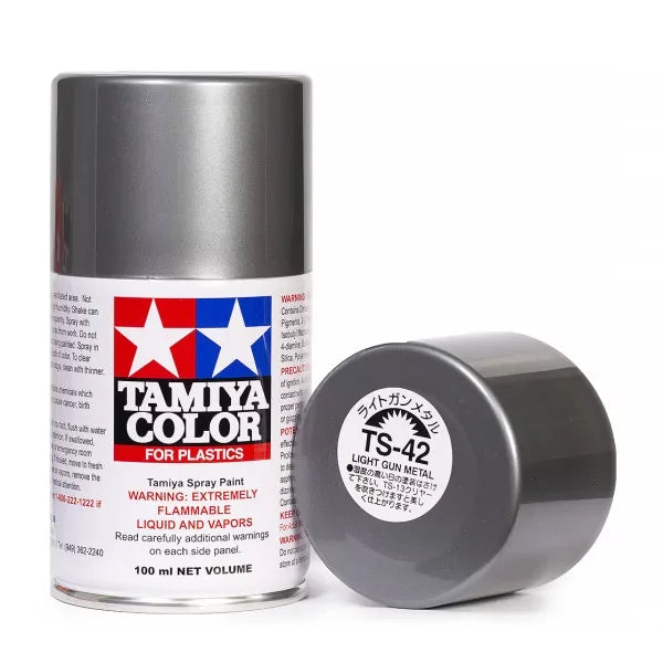Tamiya TS-42 Light Gun Metal Spray - 6 Stuks