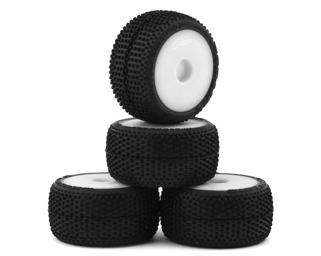 Pro-Line Blockade Tire  Proline OE  Wheel  White  Mounted: Micro-T