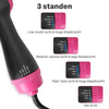 3-in-1 Föhnborstel - Airstyler - Stijlen, Krullen en Extra Volume - Multistyler - Krulborstel - Warmteborstel - 360 Flow - 1000W - Ø 45 mm - Zwart/Roze
