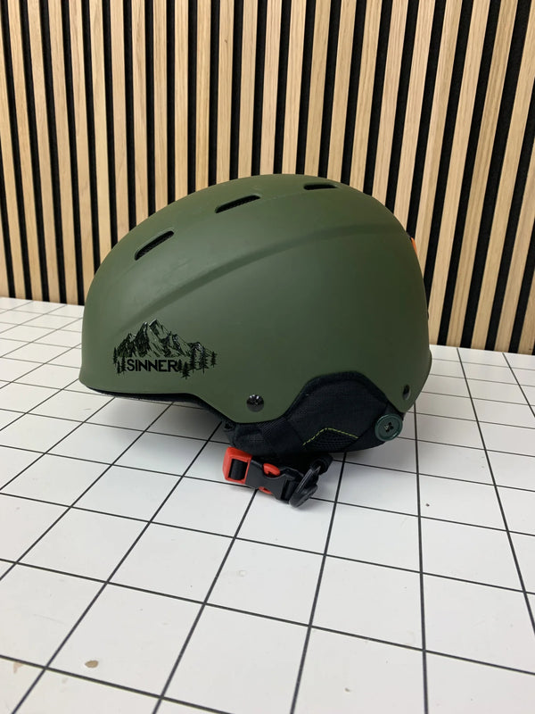 Sinner Crest Ski-helm - Matte Moss Green