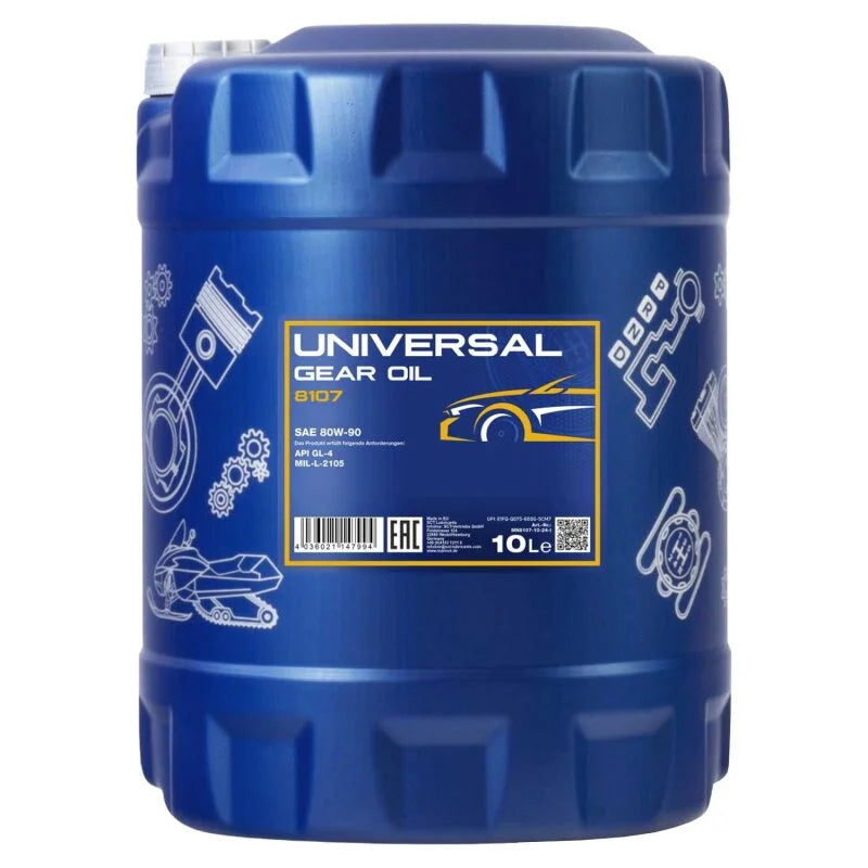 Quad Manual Transmission Oil Mannol Universal Api Gl 4 80w-90 10 Litre Gearbox