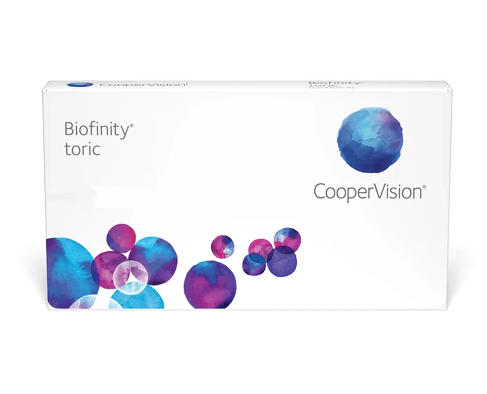Biofinity® toric - Sterkte -1.75 - Cilinder -1.25 - As 180 - 6 pack - Maandlenzen - BC 8.70 - Torische contactlenzen