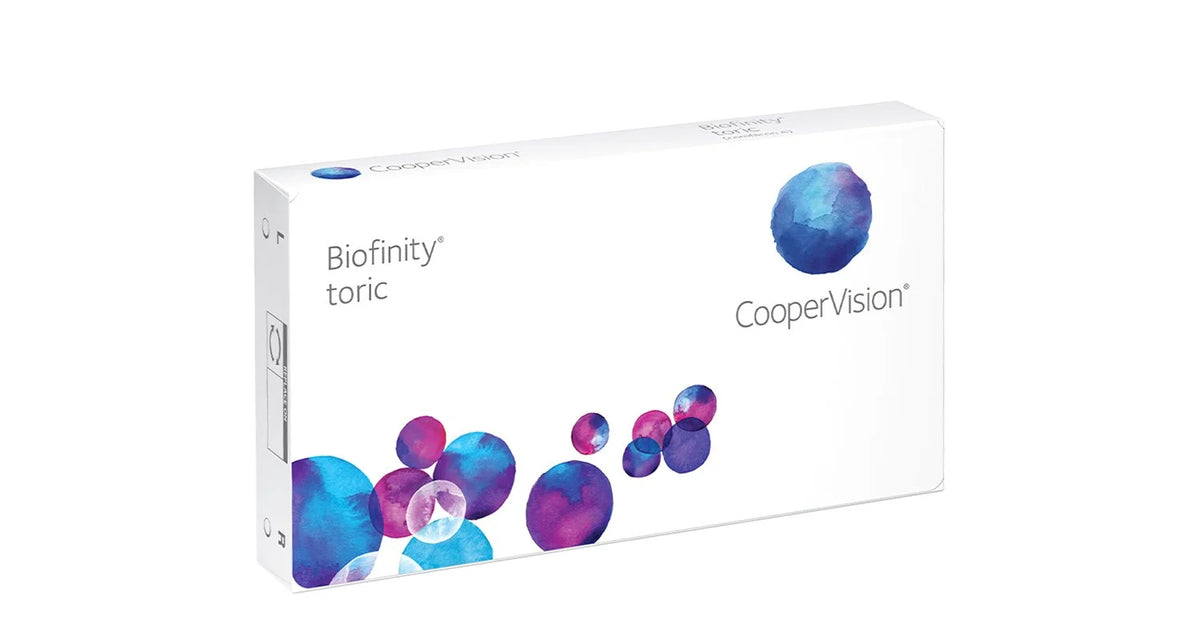 Biofinity® toric - Sterkte -0.75 - Cilinder -0.75 - As 170 - 6 pack - Maandlenzen - BC 8.70 - Torische contactlenzen