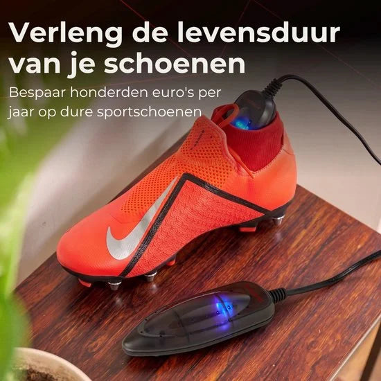 ShoeDry UV Schoenendroger – Elektrische Schoenverfrisser – UV Technologie – Geurvreter – Schoendroger – Schoendeodorant - Zwart