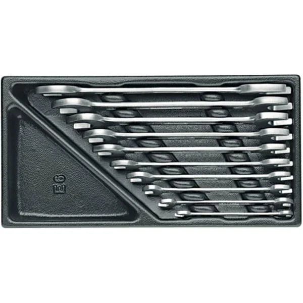 Gedore 1500 ES-6 6621000 Dubbele steeksleutel set DIN 3110 - 10 Stuks