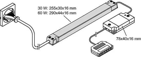 L&S - Emotion 1-Kanaals Radiobesturing - 230V/24V - 6-Voudige Verdeler