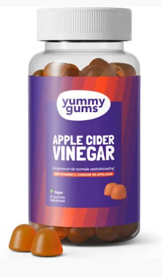 vinaigre de cidre de pomme yummygums (30 pièces)
