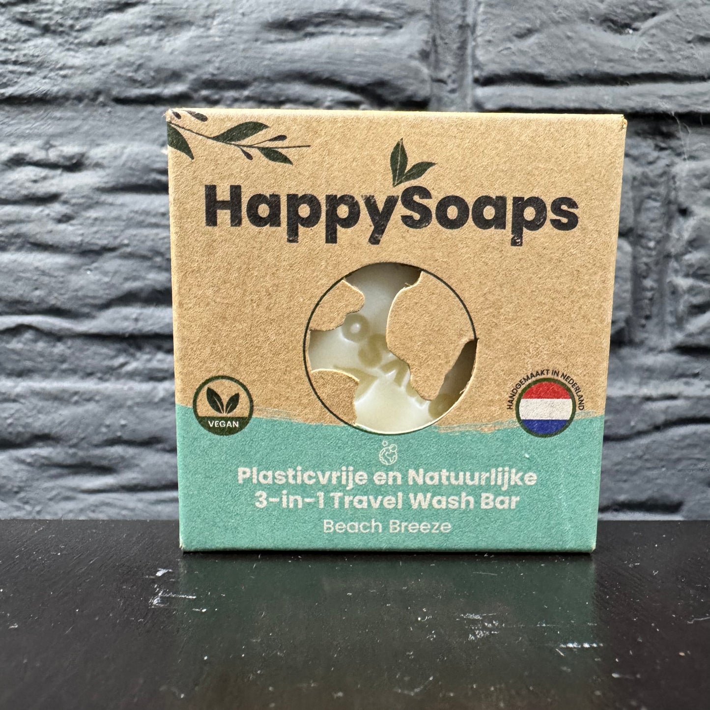 Savon Happysoaps 3 en 1 - format voyage pratique (40 g)