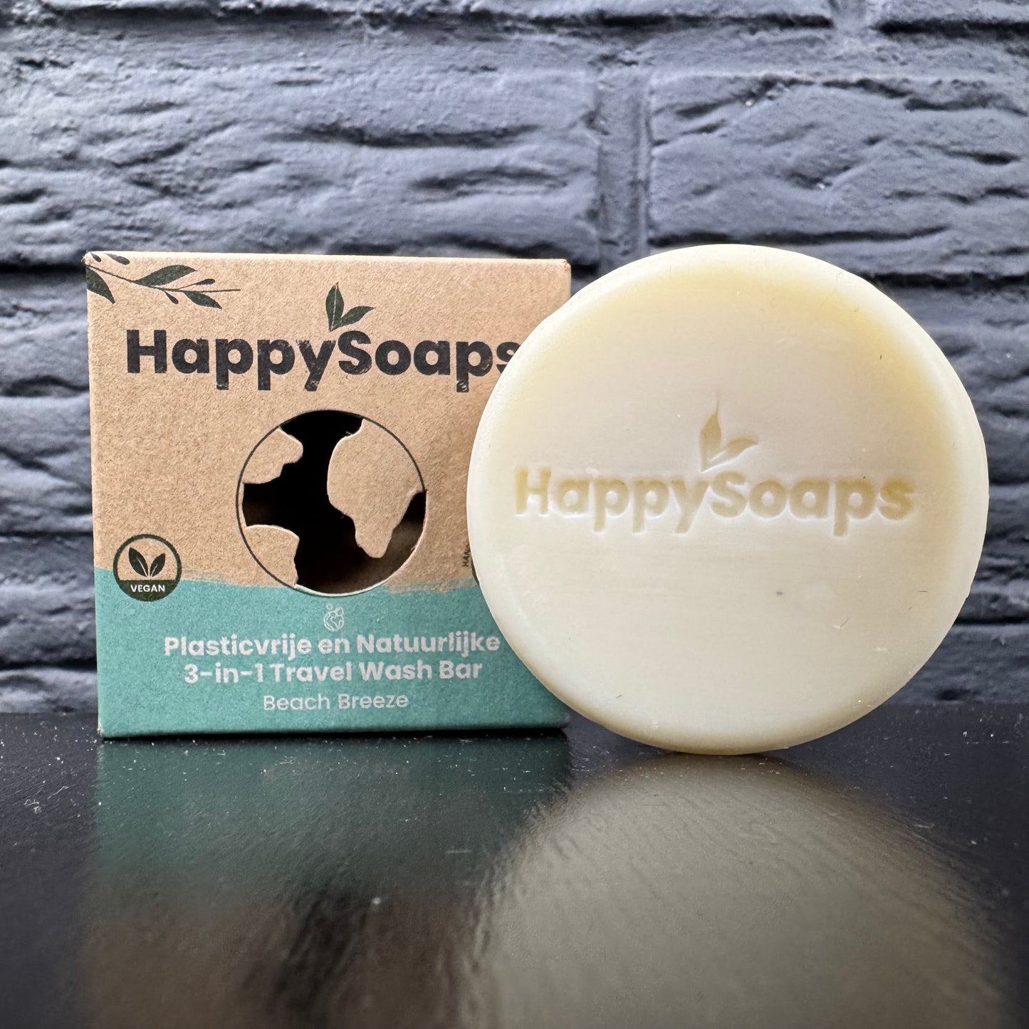 Savon Happysoaps 3 en 1 - format voyage pratique (40 g)