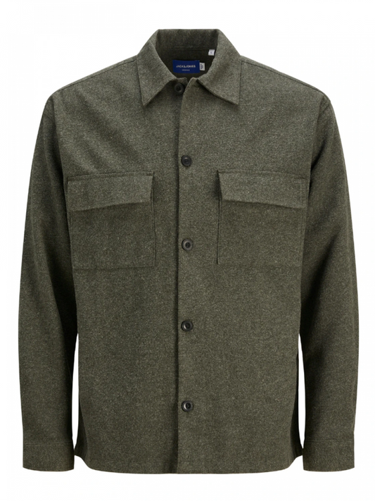 Chemise Jormelange à manches longues kaki