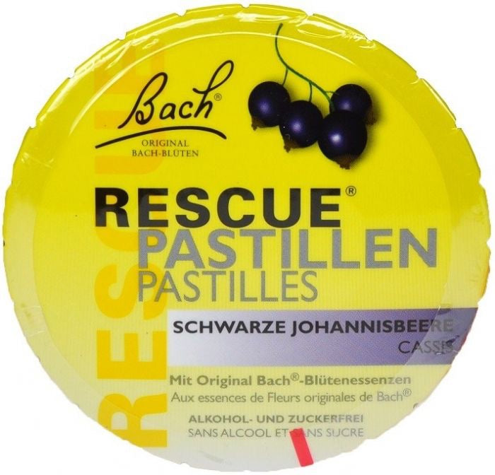 Pastilles Rescue cassis - boîte de 50 grammes