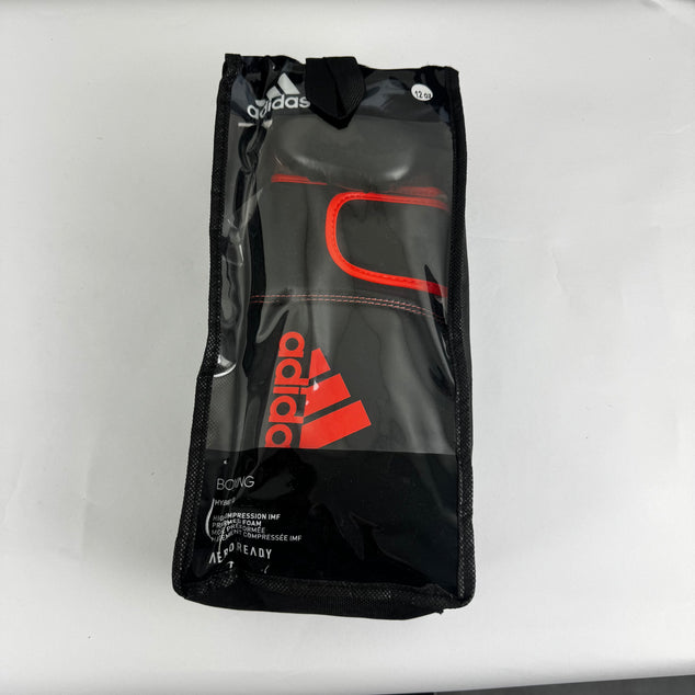 Gants de boxe adidas Hybrid 80 – Unisexe – Noir/Rouge – 340 g – Idéaux pour l'entraînement et le sparring