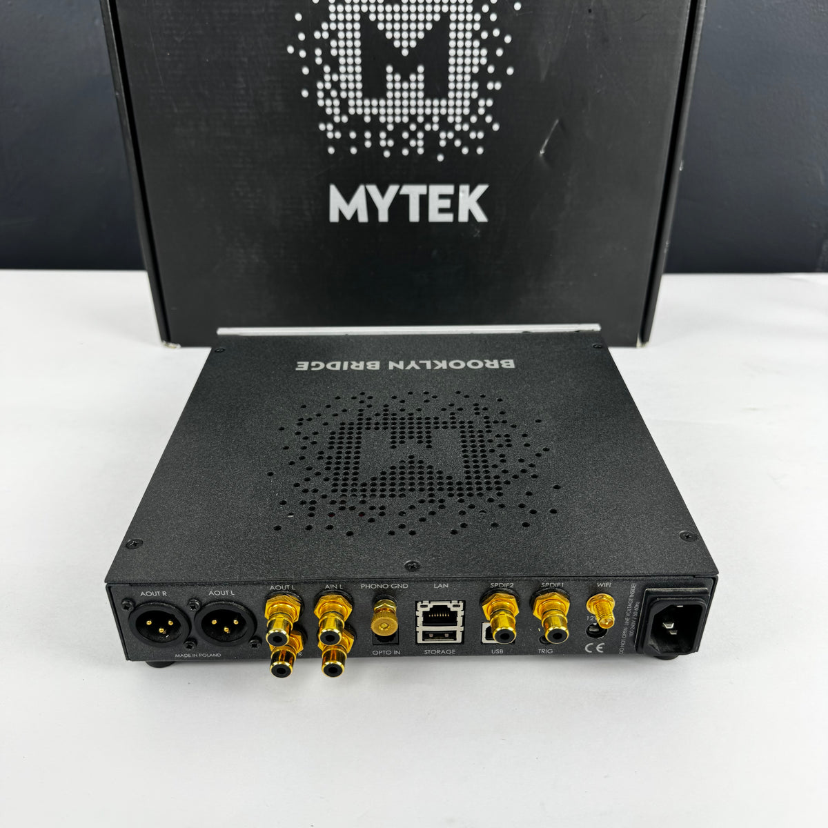 Mytek Brooklyn Bridge – Convertisseur numérique-analogique haut de gamme et lecteur réseau – Préamplificateur et amplificateur casque BKRL-BRG-S