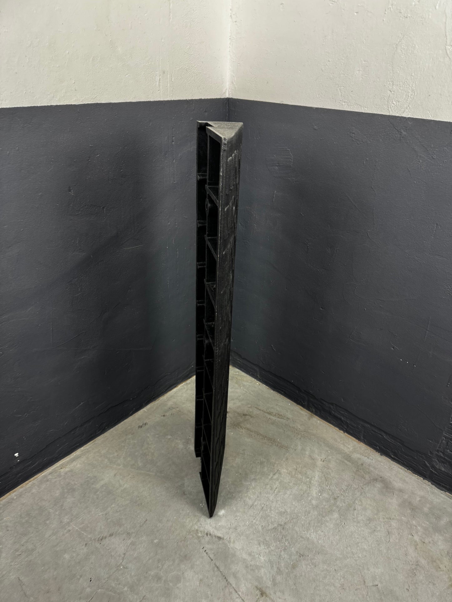 Rampe de seuil Bordstein BR22 - 100 x 980 mm | noire | Sûre et accessible