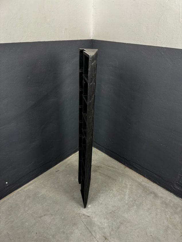 Rampe de seuil Bordstein BR22 - 100 x 980 mm | noire | Sûre et accessible