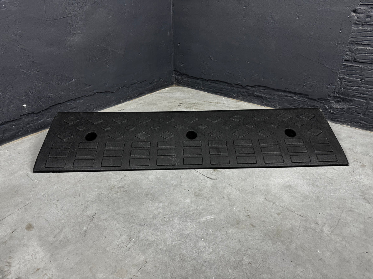 Rampe de seuil Bordstein BR22 - 100 x 980 mm | noire | Sûre et accessible