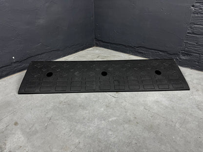 Rampe de seuil Bordstein BR22 - 100 x 980 mm | noire | Sûre et accessible