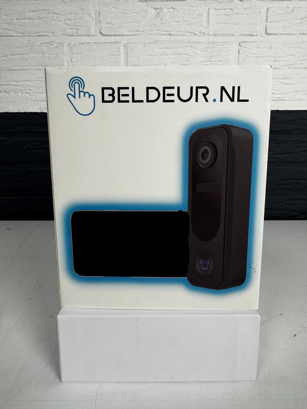 Sonnette vidéo sans fil avec caméra – Sonnette vidéo WiFi (Compatible avec Doorbell, carte SD et support d'angle non inclus) | Nouveau
