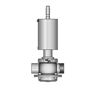 KIESELMANN KI‑DS vanne d'angle 5506025035‑041 – DN 25–100 (nouveau)