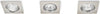 A1G1.1 - 0 - Prolight halogeen inbouwspot - vierkant - staal - GU10 - 40W - set a 3 stuks