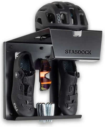 Stasdock® Happy Black - Fiets ophangsysteem - Muurbeugel fiets - Fietsbeugel - fiets ophangbeugel