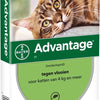Bayer Anti vlooienmiddel Advantage 80 > 4 kg - 4 x 0,8 ml
