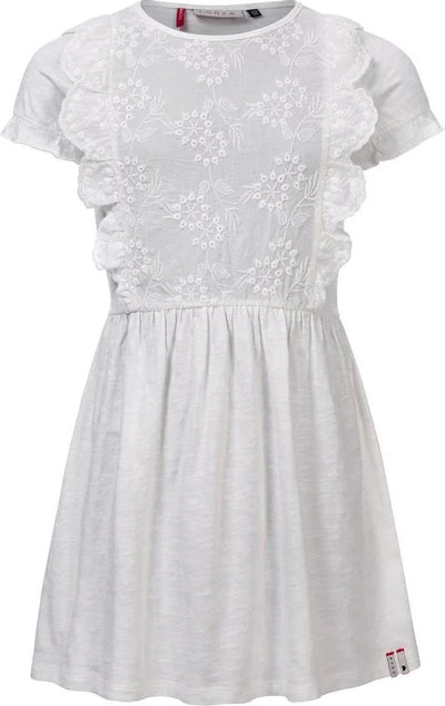 Looxs Revolution 2112-7882-005 Meisjes Jurk - Maat 116 - Ecru