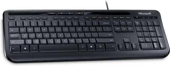 Microsoft 600 toetsenbord - QWERTY US -  Zwart