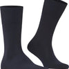 FALKE Airport warme ademende Merino Wol Katoen Heren Sokken blauw - Maat 41-42