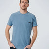 No Excess Mannen Ronde Hals T-Shirt Blauw