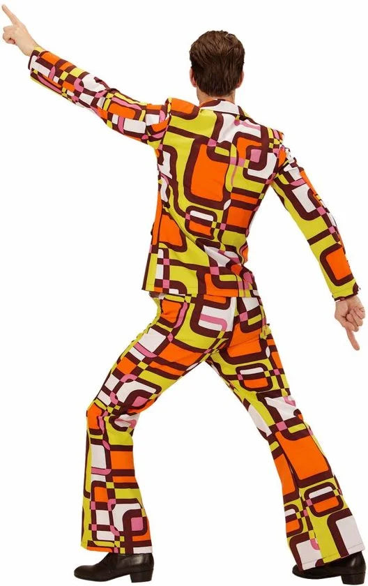 WIDMANN - Groovy jaren 70 kostuum voor mannen - L