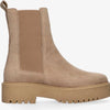 Tango | Bee chunky 88-f camel vegan suede chelsea boot - camel sole | Maat: 38