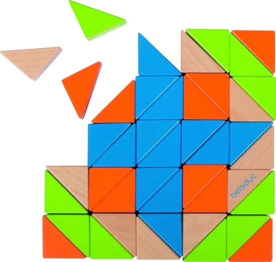 Beleduc Triangle Blox 61-delig