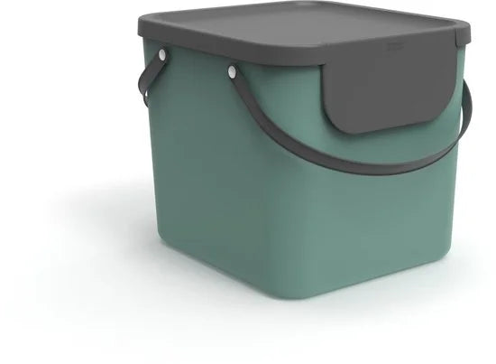 Rotho Afvalbak Albula 38,8 x 35,5 x 33,9 cm 40 l Kunststof Groen