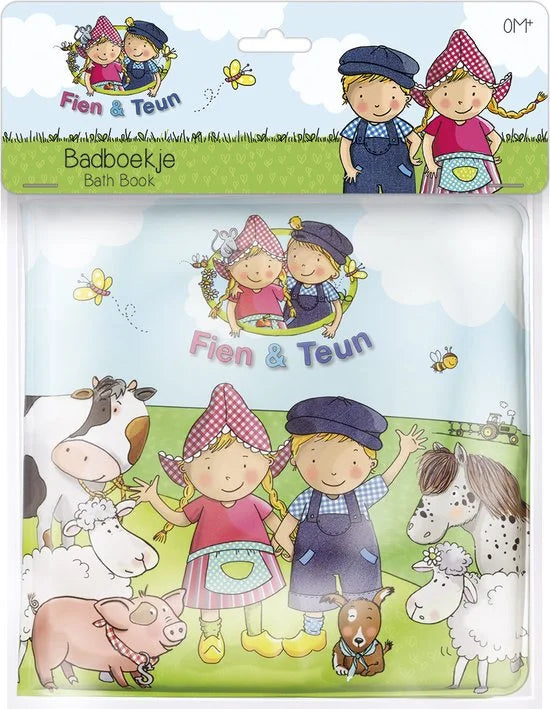 Fien & Teun badboekje boerderijdieren - badspeelgoed