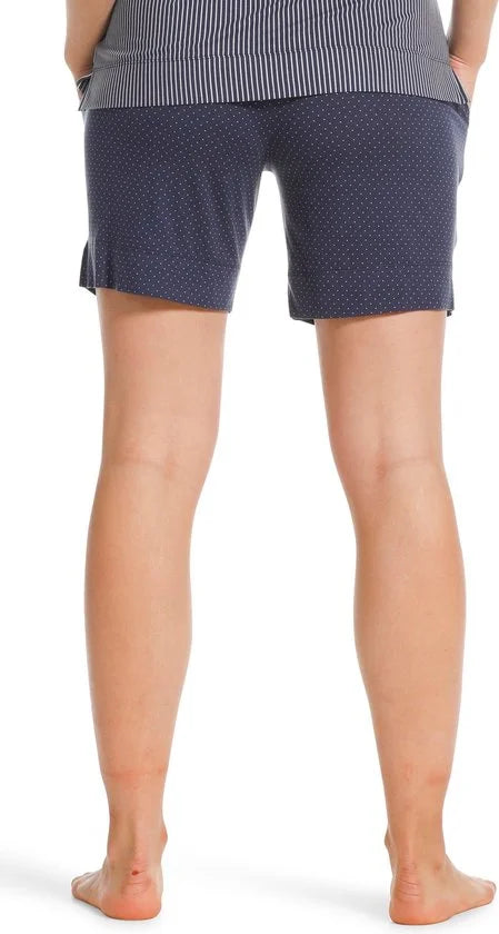 Pastunette korte pyjamabroek dames - NOS - Dark Blue - S - Blauw