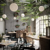 Nordic Tales Bright Modeco - Hanglamp Crème - diameter 20 cm - E27 max. 25W - messing