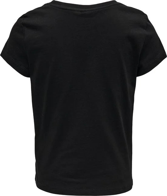 ONLY  KOGELIN FIT S/S KNOT TOP JRS Meisjes Top  - Maat 146/152