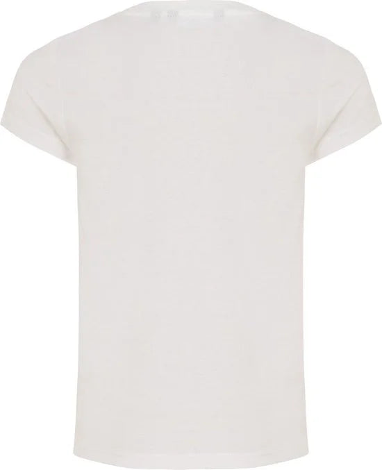Mexx T-shirt Short Sleeve With Artwork Meisjes - Off White - Maat 146-152