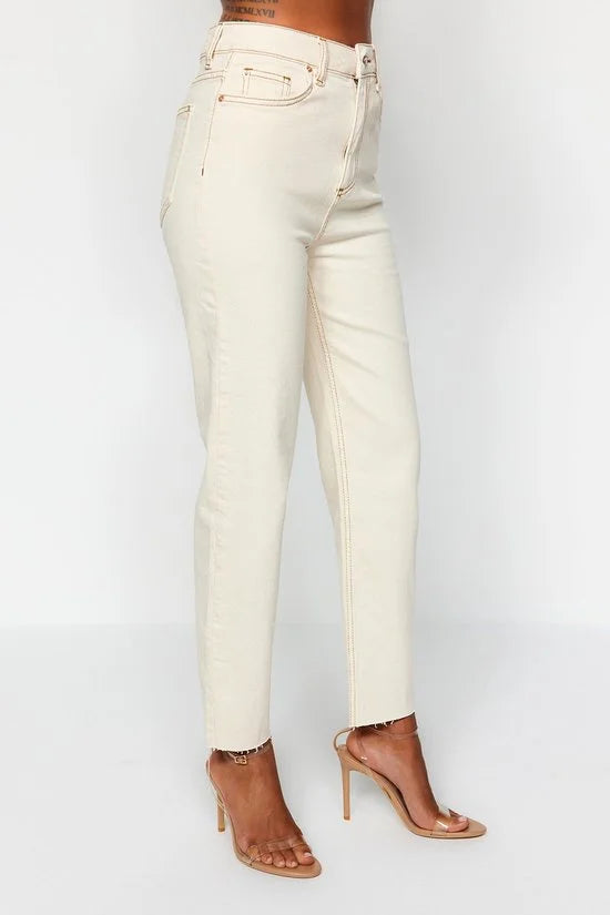 Trendyol Vrouwen Normale taille Dun Jeans