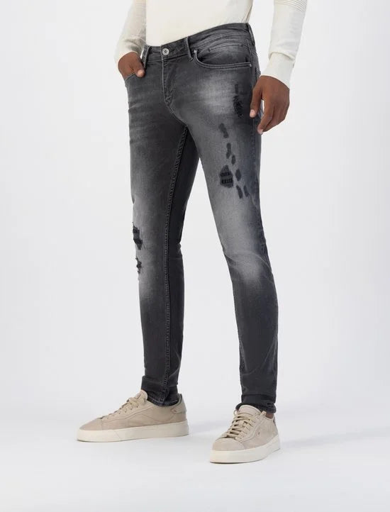 Purewhite - Heren Skinny fit Denim Jeans - Denim Dark Grey - Maat 28