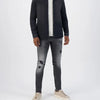 Purewhite - Heren Skinny fit Denim Jeans - Denim Dark Grey - Maat 28
