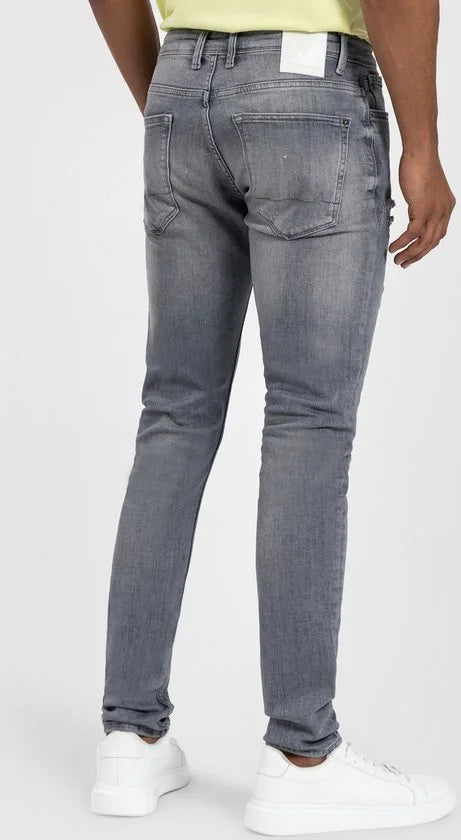 Purewhite - Heren Skinny fit Denim Jeans - Denim Mid Grey - Maat 33