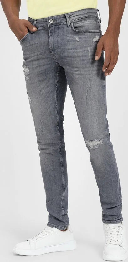 Purewhite - Heren Skinny fit Denim Jeans - Denim Mid Grey - Maat 33