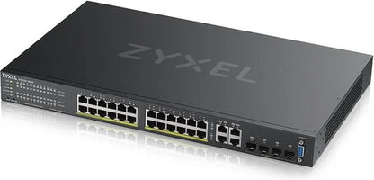 Zyxel GS2220-28HP-EU0101F, Managed, L2, Gigabit Ethernet (10/100/1000), Power over Ethernet (PoE), Rack-montage