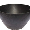 Rubberen boomstammand van gerecyclede oude banden, brandhoutmand, 2 handgrepen, hoogte 34 cm, diameter bovenkant 51 cm