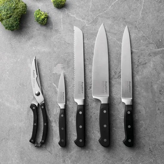 Trancheermes 20 cm, Zwart - Roestvrij staal - BergHOFF|Essentials Line
