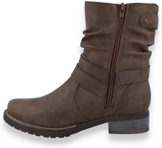 Bridge Footwear Bridge dames enkellaars COGNAC 38