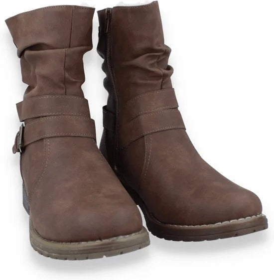 Bridge Footwear Bridge dames enkellaars COGNAC 40